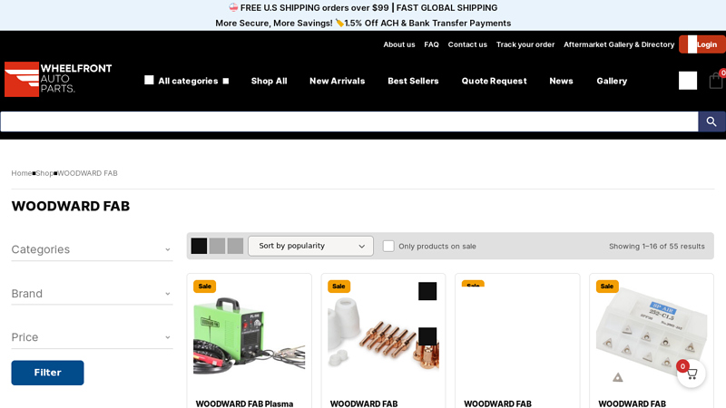 WOODWARD FAB Auto Parts, Car Wheels and Accessories Collection woodward auto parts