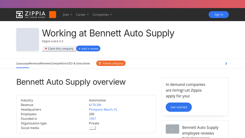 Working At Bennett Auto Supply bennett auto supply parts