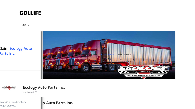 Working with Ecology Auto Parts Inc. ecology auto parts