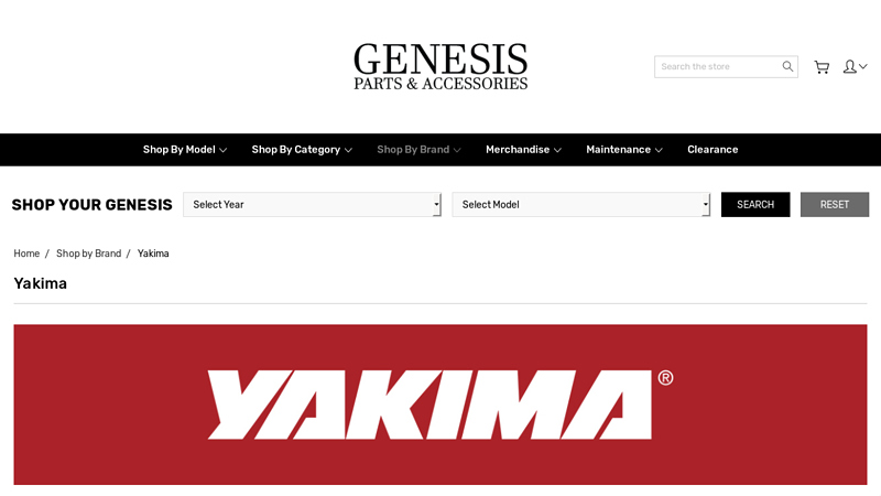 Yakima Accessories for Genesis auto parts yakima