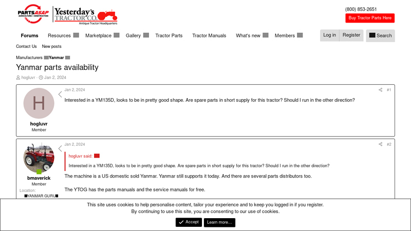 Yanmar parts availability yanmar tractor parts online
