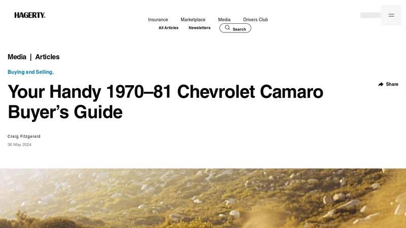 Your Handy 1970 1970 camaro parts car