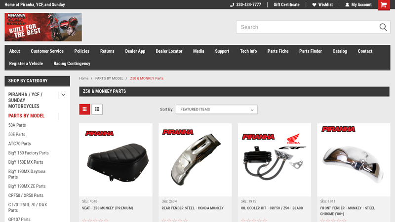 Z50 & MONKEY Parts honda monkey parts